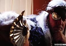 Parody scene featuring Julia Ann in a Thor-inspired adventure.