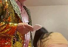 mchenry cruiser gets a blowjob as he performs standup comedy