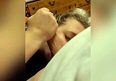 hotwife amateur deepthroats multiple guys cocks