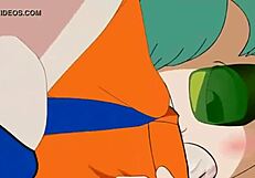 I’m overwhelmed by this intense bulma tribute in wild hentai action