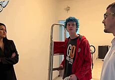 The internet guy checks the faulty point at mansohimeros