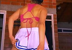 i'm the daring latina student escaping with my boyfriend for a night of passion