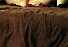 wife explores pleasure with 10 inch vibrator in voyeur session