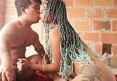 Hey, you see this Venezuelan woman so desperate to screw that she strips a gifted dwarf and starts sucking?