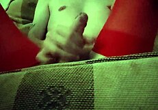 Dana Devine Crossdresser In Red Tights