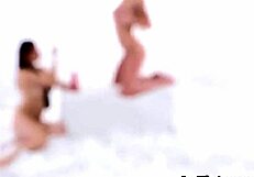 Hot Lesbian Beauties Fist Tight Pussies and Lick Assholes