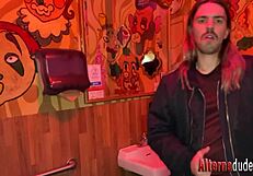 gay twink teases with solo strokes