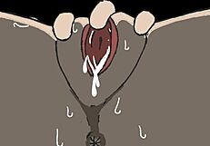 Porn Animation - Bent Over for Blowjob and Creampie Action!