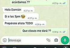 The English teacher teaches me the subject in a special way