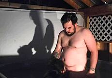 Lonely wife craves deep action in the hottub!