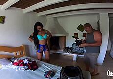 Por Trás Das Câmeras Da Mestiça Com O Tio Da Câmera Amaya Takayo Atriz Sandro Lima