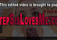 stepsister takes big cock in pov fucking