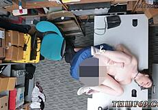 Amateur Teen 18+ Masturbates In Mirror While Suspected Thief Watches