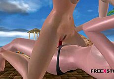 Three Cute Girls Explore Lesbian Passions In Animated 3D