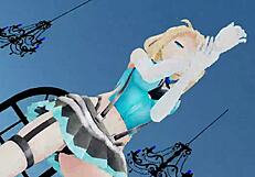 mirai akari and tokino sora in brain fluid explosion