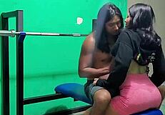 Discover the thrill of fucking a fit latina in leggings at home