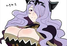 Camilla hentai slideshow from Fire Emblem with big tits and ass