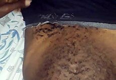 Kenyan Black Guy Stroking His Bbc