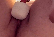 Blindfolded wife submits to intense mature pounding in mask.