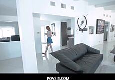 povsis - teen 18+ red head stepsister fucks stepbrother after being stood up