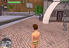 Feeling the thrill of being a whore and wife in Bonetown vacation