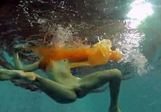 Do you want to see nastya strip naked in the pool?