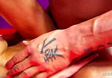 fit skinny teen angelina with big boobs gets rough fucked