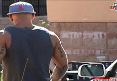 Blonde teen 18+ with big tits gets picked up in cafe for cum on tits.