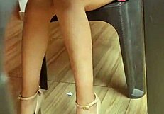 spying under skirts of athletic latina secretary nataly