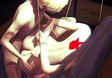 One Piece Hentai - Boa Hancock Boobjob and Tied Fuck in Japanese Anime Game