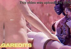 Say So - Overwatch Tribute with Futa in Hentai Blowjob Compilation