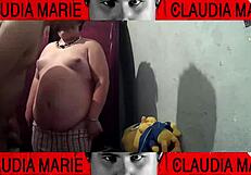 uhh this is how the chubby girl likes her pussy eaten b4 dinner to get all wet n cum on her gay friend's face