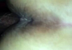 brazilian white milf gives pussy and ass to black stud for cumshot