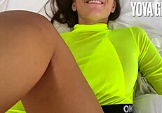 Hot Brunette Babe Receives Intense Anal Creampie