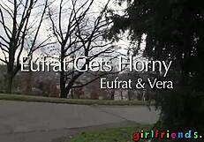 Horny Lesbian Girlfriend Seduces Stranger for Wet Pussy Licking