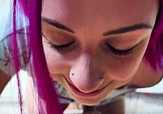 Blowjob And Cowgirl In Mini Skirt