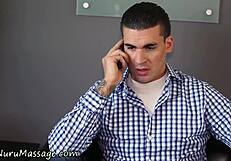 fetish masseuse gives blowjob and swallows during nuru massage