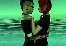 wbp317 - stargazing with petite redhead punk getting intimate