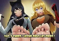 Yang Xia Long Humiliates in Public RWBY Hentai Joi Femdom CBT Denial Anal Assfucking.