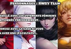 Yang Xia Long Humiliates in Public RWBY Hentai Joi Femdom CBT Denial Anal Assfucking.