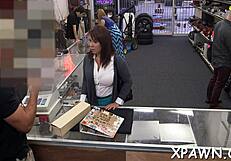 Reality Sex Happens In The Back Room Of The Store With Rough Fucking And Blowjob