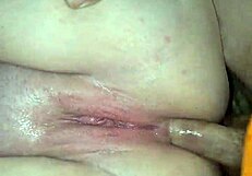 Shortstopp gets anal fucked in a chair with squirting and creampie.