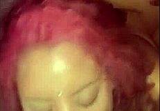 darlin davne lasexona plays with her PUSSY and DILDO, BONUS BLOWJOB