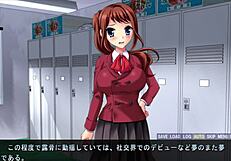 marie indulges in outdoor masturbation during this hentai game legend