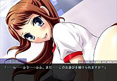 marie indulges in outdoor masturbation during this hentai game legend