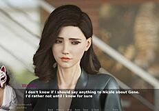 Ms. Denvers Teases with Big Tits in Cartoon Game Episode 7