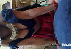 Watch This Hot Indian Licking Pussy in Saree Blouse!