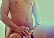 Filming the neighbor's dance, but she notices the camera