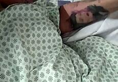 Julia Fontanelli Engages In Subtle Self-Pleasure Within The Hospital Environment. Her Movements Build Slowly In The Quiet Room.