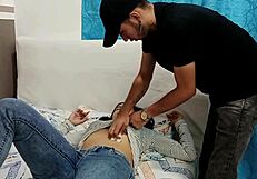 Stepsister Takes Brother's Cock To Jerk With Mouth And Swallow Cum